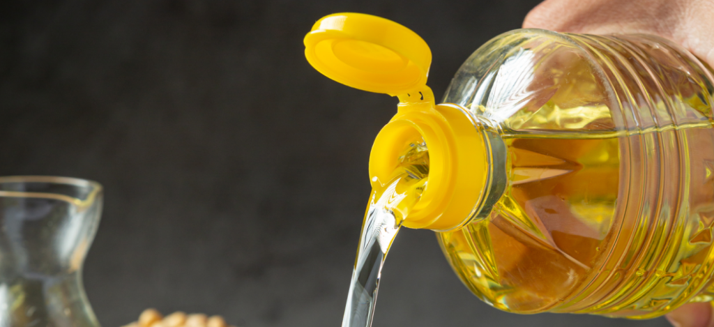 Cooking oil being poured